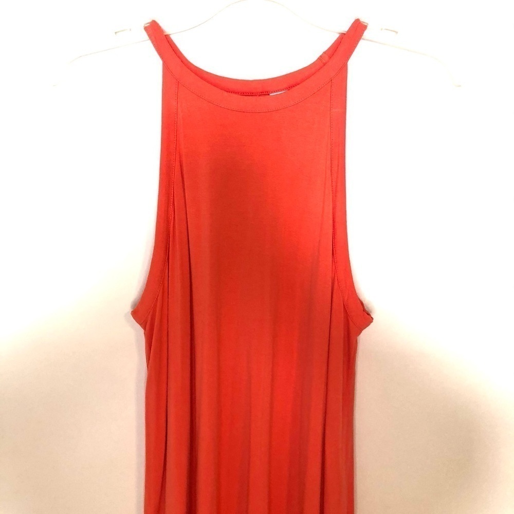 2/$15 Old Navy - Coral Sleeveless Swing Dress | Size Small - Picture 3 of 6